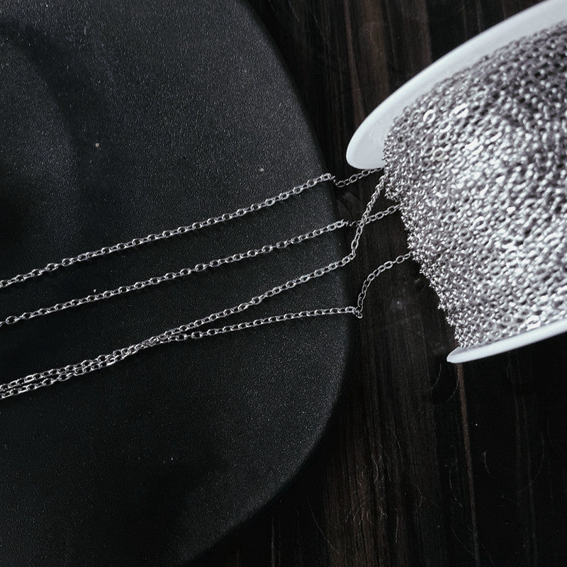 Stainless Steel Silver Chain Per Meter