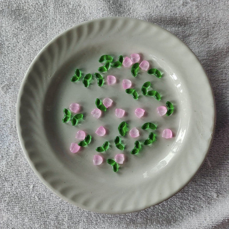 Pink Tulip Bead