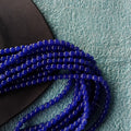 6mm Royal Blue Glass Beads