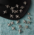 Silver Aeroplane Charm