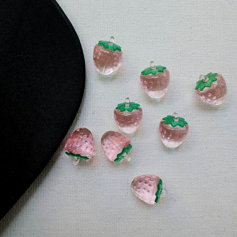Pink Strawberry Charm