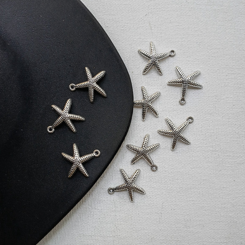 Silver Starfish Charm