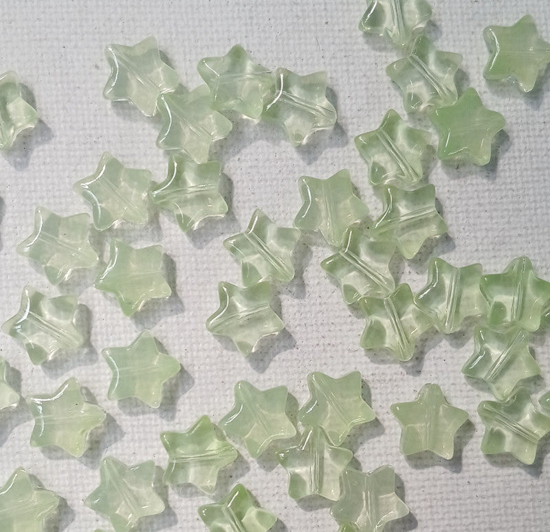 Green Glass Star Premium Per Piece