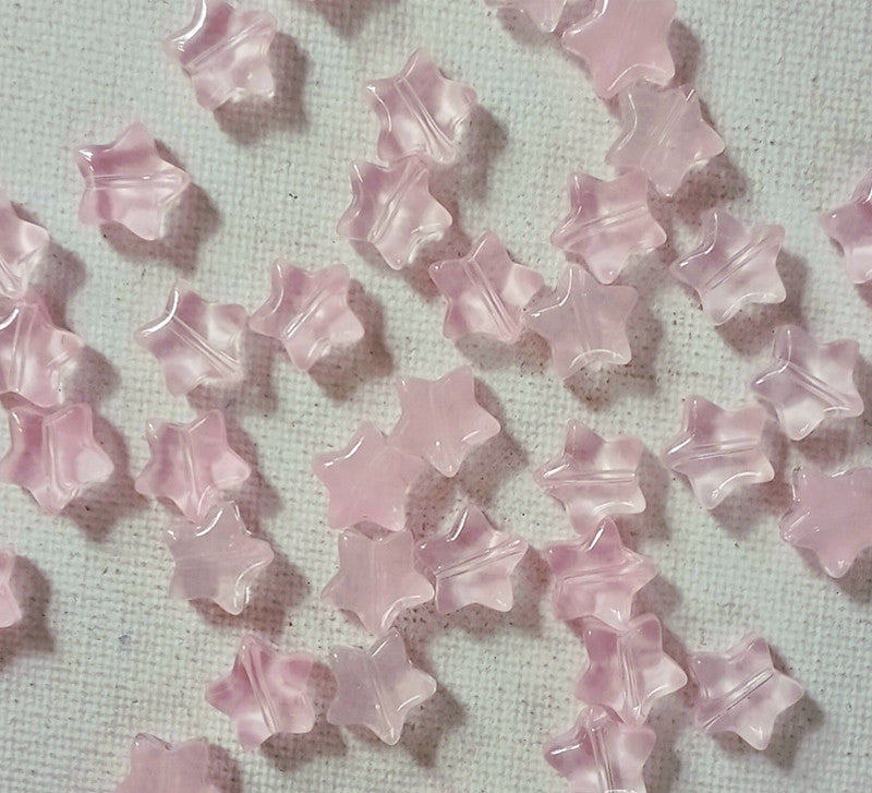 Pink Glass Star Premium Per Piece