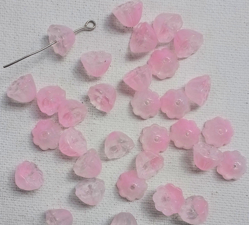 Pink Glass Premium Caps Per Piece