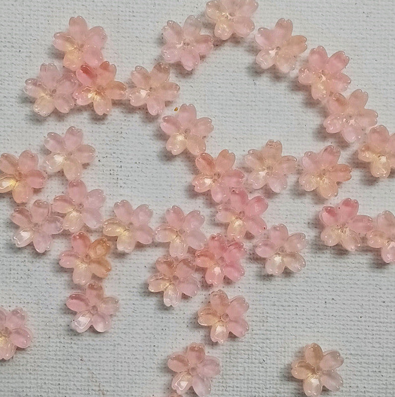 Peach Sakura Flower Per Piece