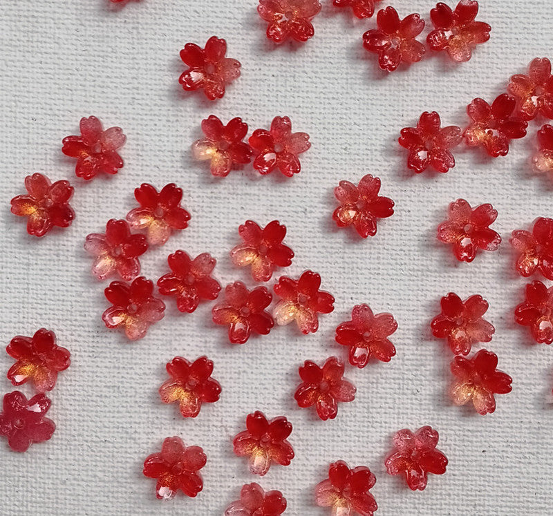 Red Glass premium Sakura Per Piece
