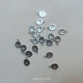 Heart in Circle Silver Charm