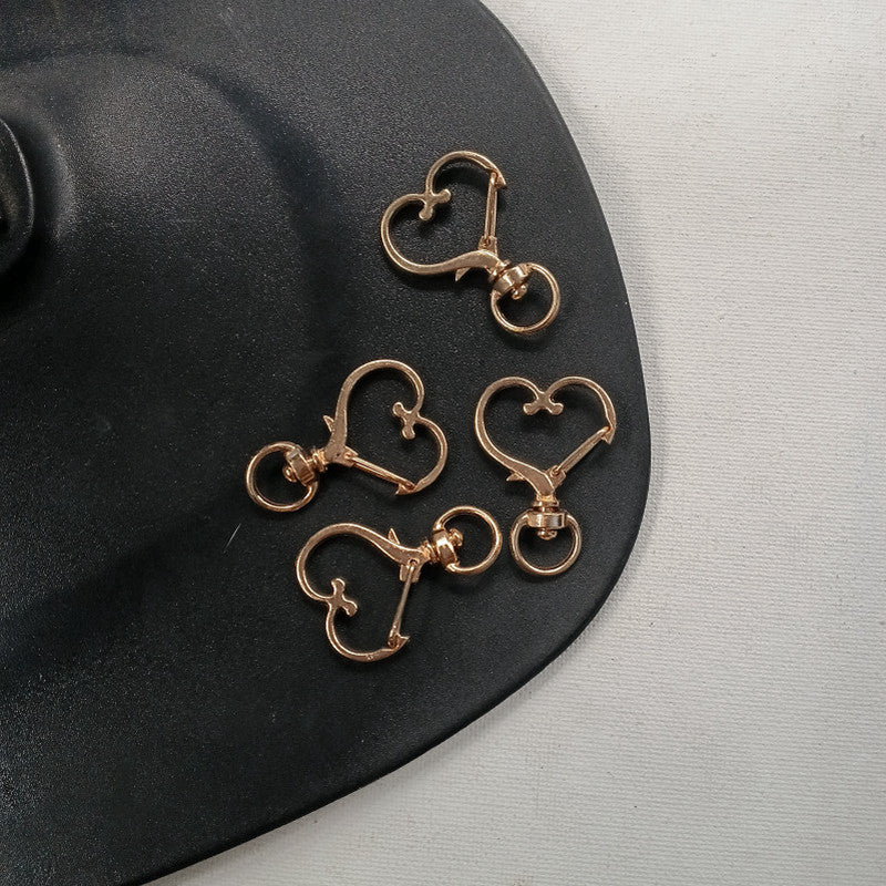 Golden Heart Keyring