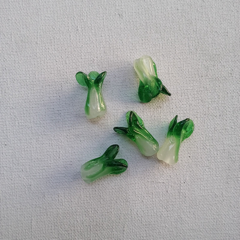 Brocolli Glass Bead Premium Per Piece