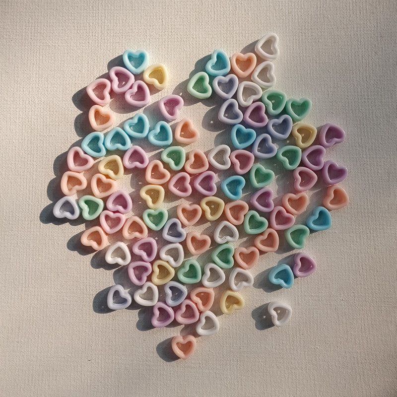 Multi Colour Hollow Heart 10 Gram