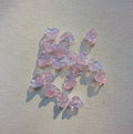 Dual Pink Glass premium Flower Cap Per Piece