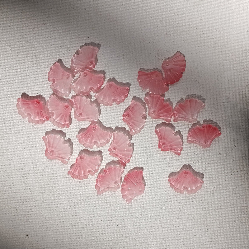 Pink Glass Fan premium Per Piece