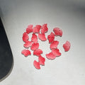 Red Glass Fan premium Per Piece
