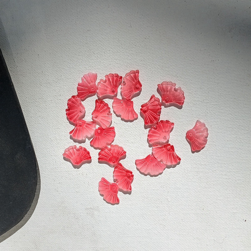 Red Glass Fan premium Per Piece