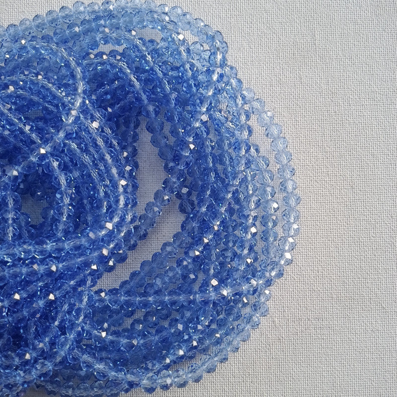 Watery Ice Blue 6mm Beads