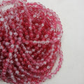 Red Crackle 8mm Beads