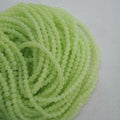 6mm Green Glass Beads