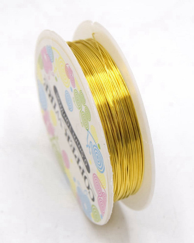 0.5 Bendable Wire Golden 7 Meter
