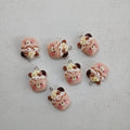 Pink Bear Cupcake Charm