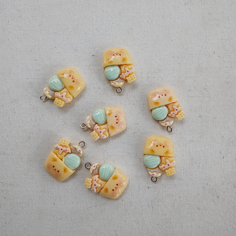 Yellow Ice Cream Charm
