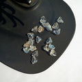 Transparent Glass Flower premium Cap