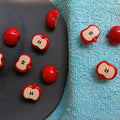 Apple Red Beads Per Piece