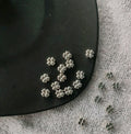 Clover metal beads per piece