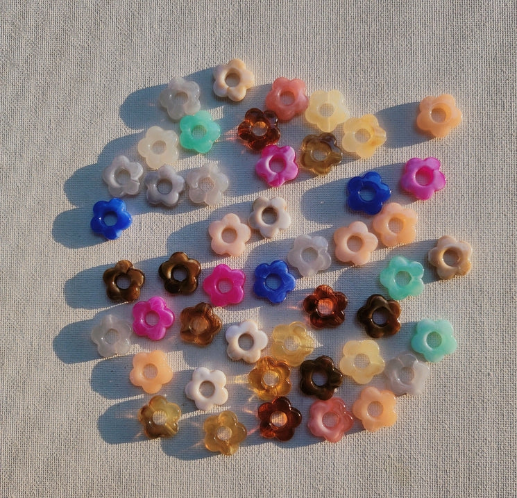 Hollow multi colour flower 10 grm