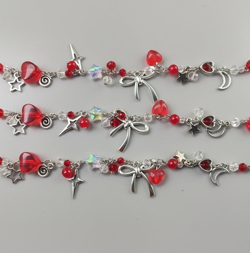 Red bow bracelet