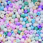 Pastel matte seed beads 10 grm