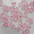 Pink transperant glass premium flower cap