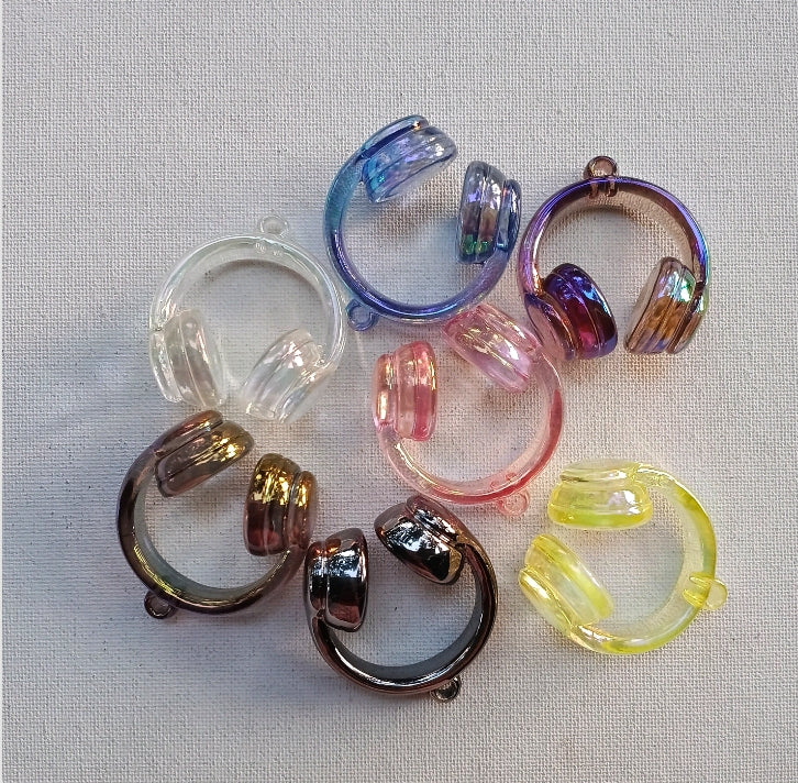 Glossy headphones