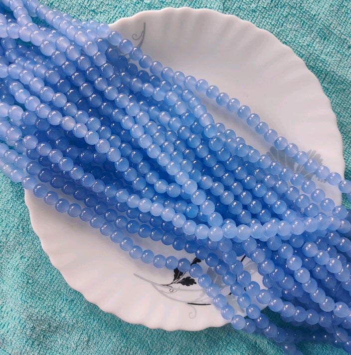 Ice blue 8mm glass
