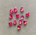 Dark pink glass heart Premium