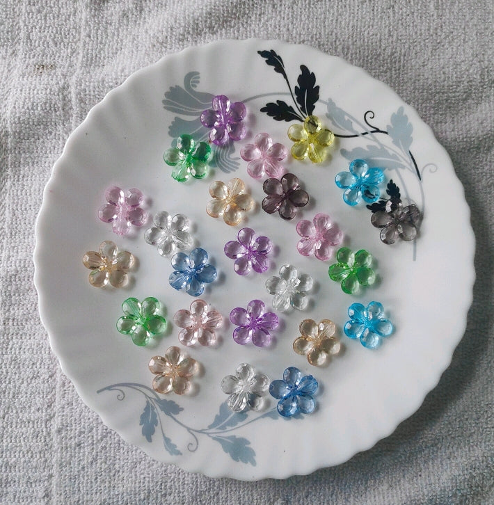 Flower Crystal Beads