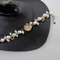 Pearl golden watch