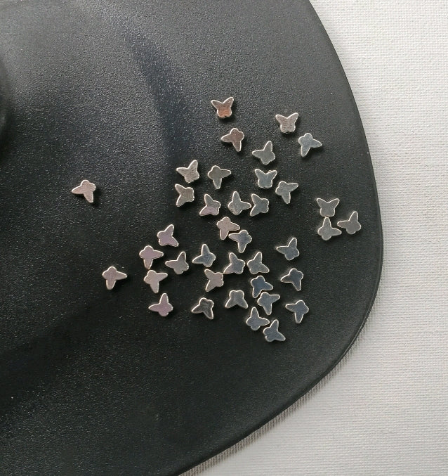 Butterfly silver bead per piece
