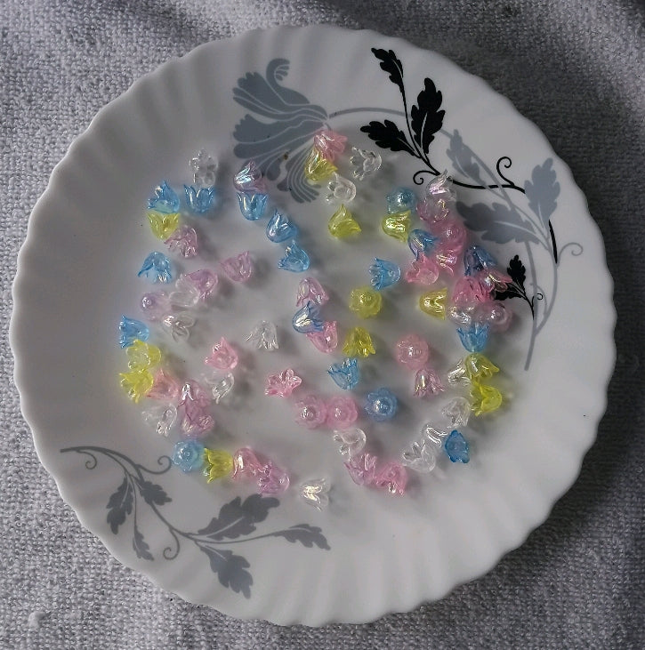 Multi colour flower cap 10 grm
