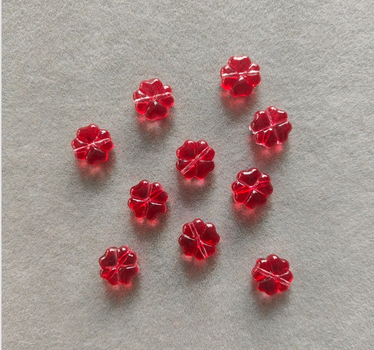 Red glass premium Clover