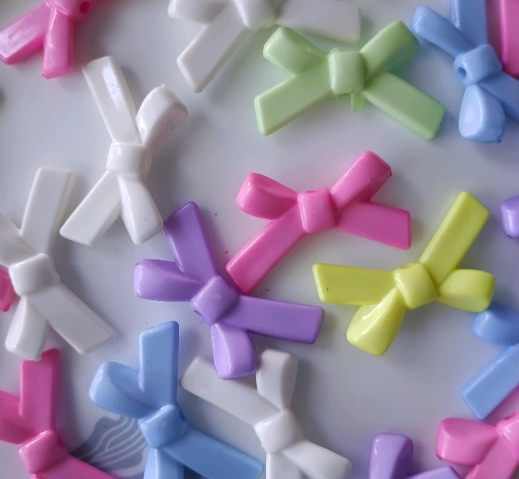 Multi Colour Bow Pack of 7