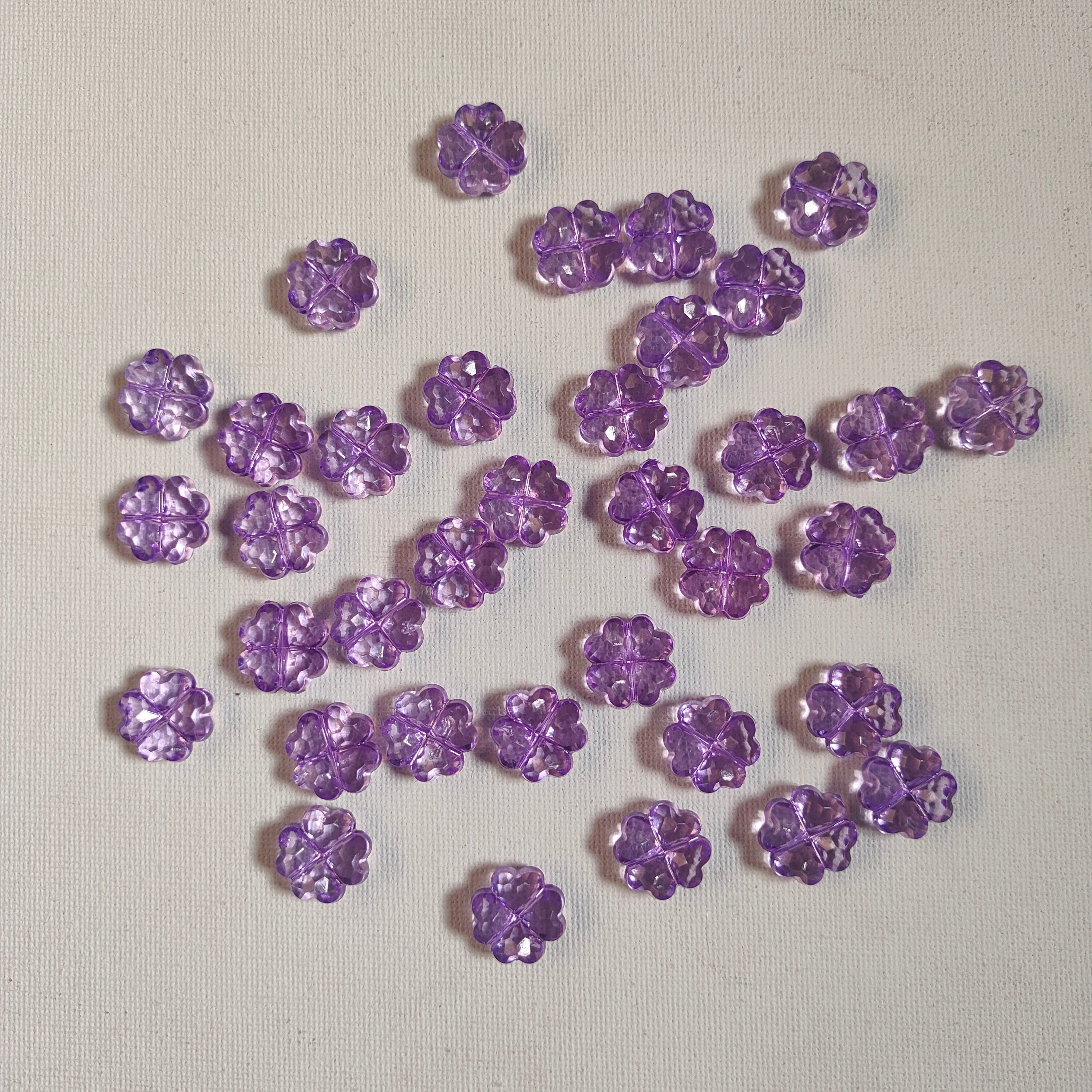Purple crystal clover