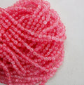 Dark pink crackle 8mm