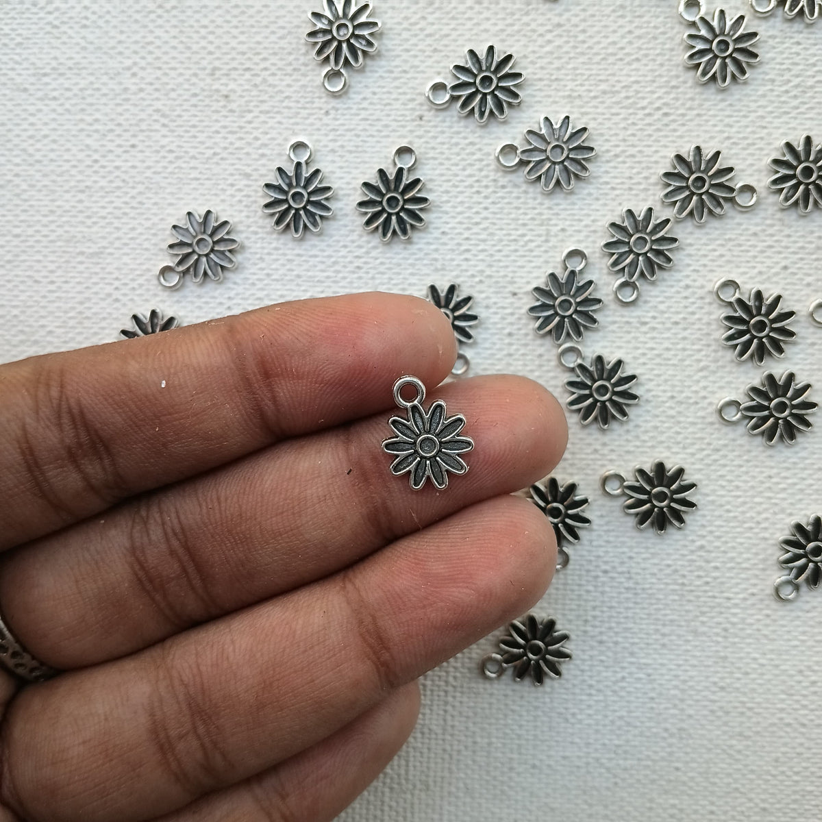 Mini flower charm