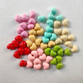 Heart Beads Mix 15-17 Pieces
