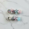 Sea theme hair clip pair