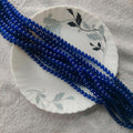 8mm Royal Blue Glass Beads