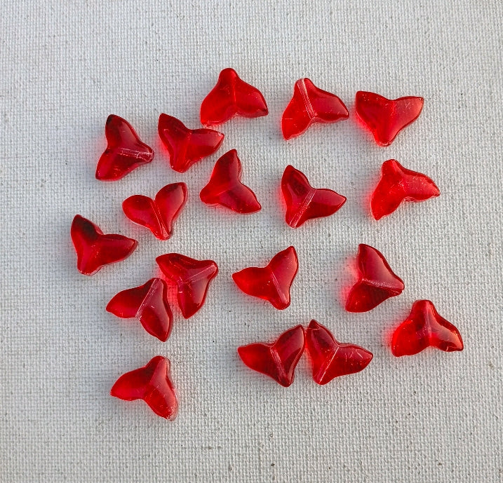Red premium glass tail