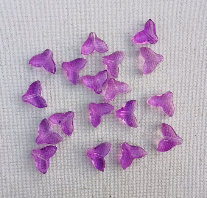 Purple premium glass tail