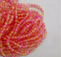 Dual pink 8mm crackle